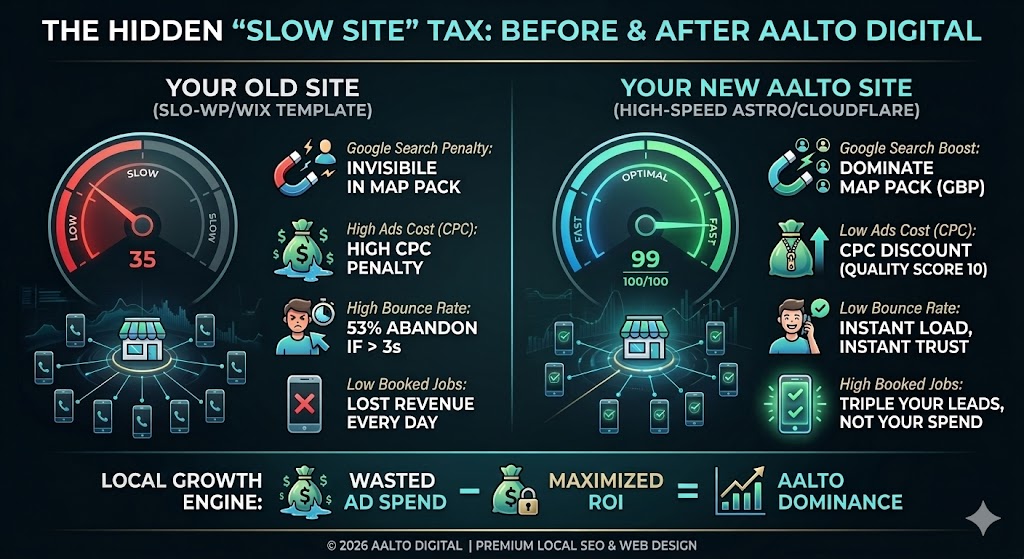 The Hidden Slow Site Tax: Before and After Aalto Digital